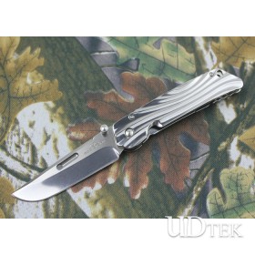 Limited Edition D2 Blade ROCKSTEAD Folding Knife with All Steel Handle UDTEK01311